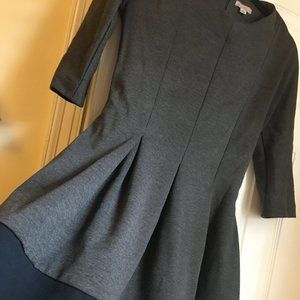 Charcoal & Navy Winter Dress